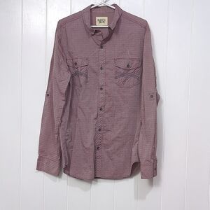 ❤️5/$25 EUC Rustic Blue Button Down Shirt